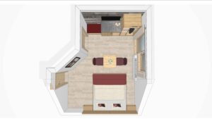 Abbildung Grundriss "Doppelzimmer"
